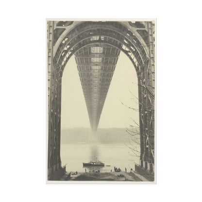 Black and White Bridge Print