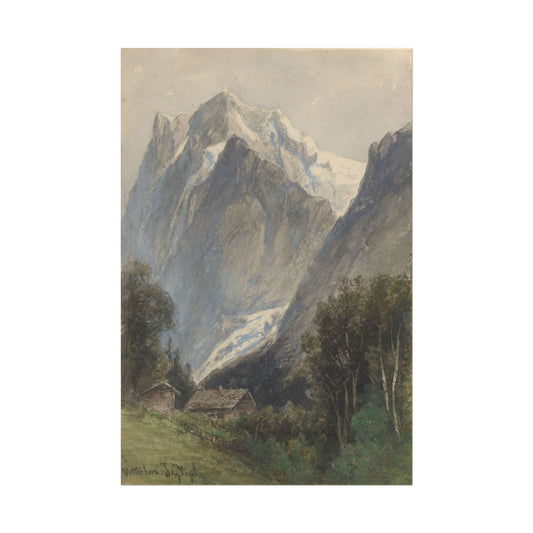 Swiss Mountain Landscape Print