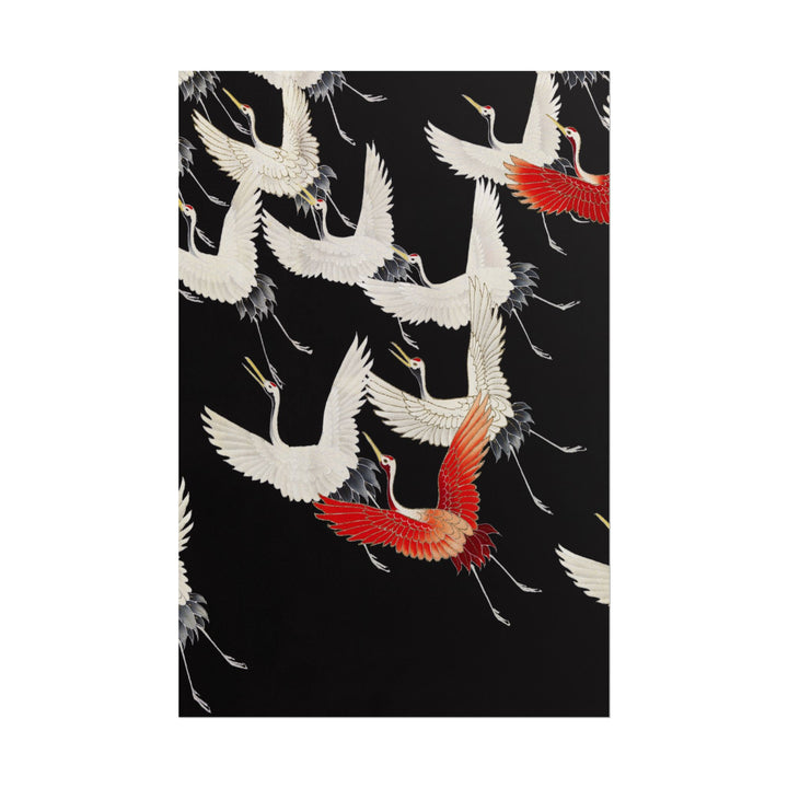 Furisode with a Myriad of Flying Crane