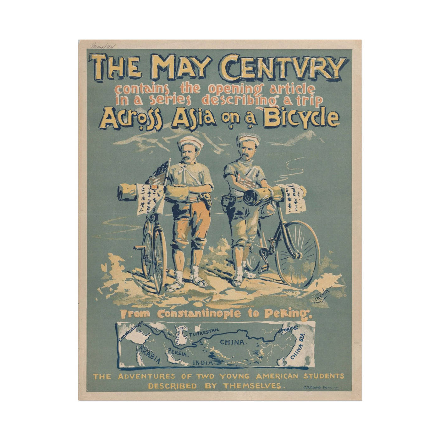 The Century: Across Asia on a Bicycle 11″×14″