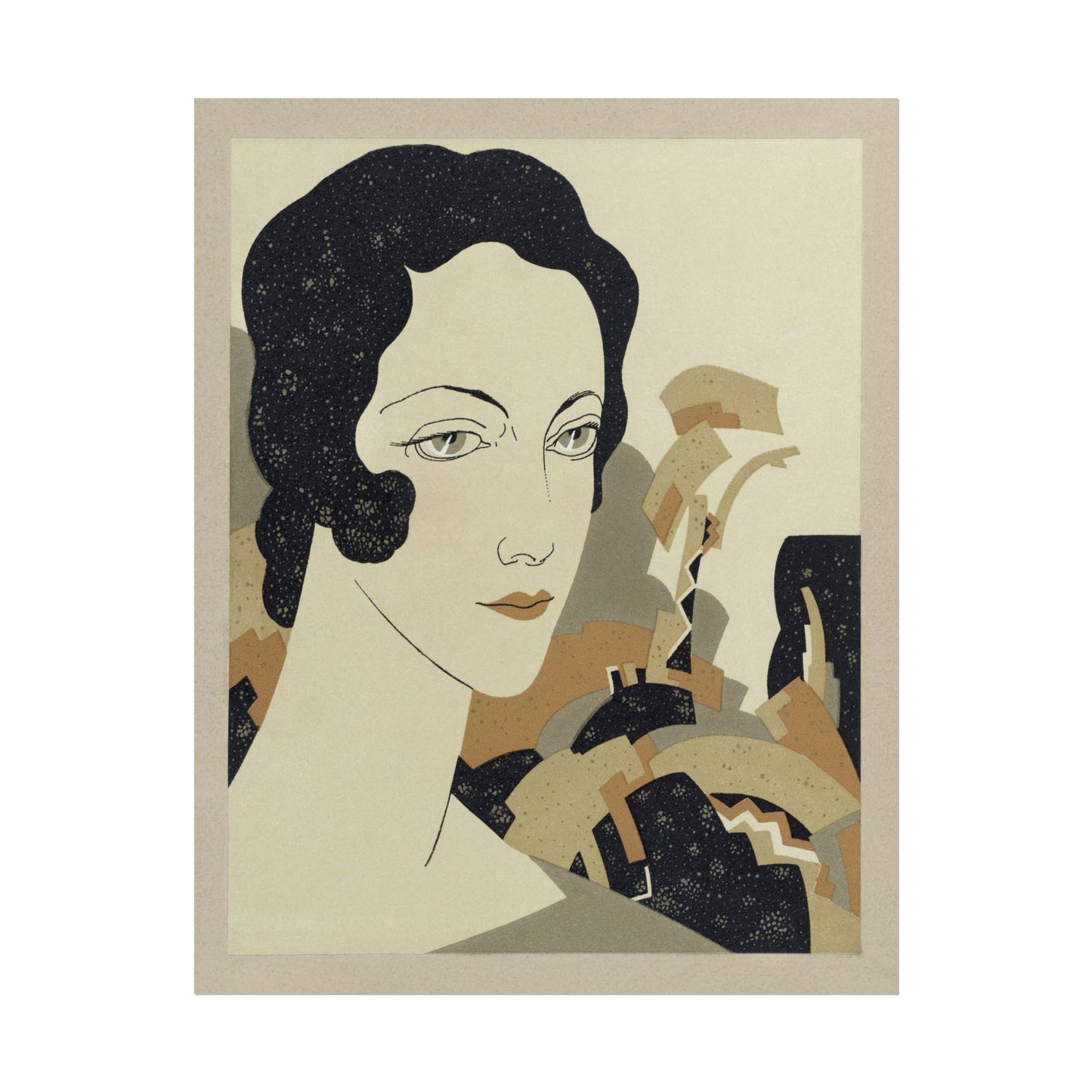 Womans Head Fashion Illustration