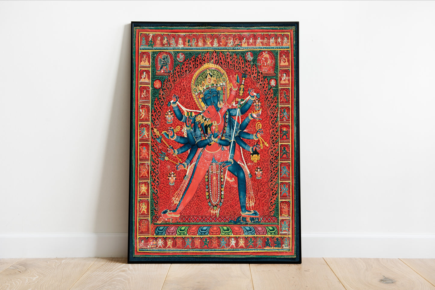 Chakrasamvara and Vajravarahi Thangka