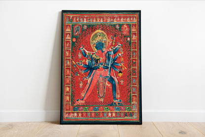 Chakrasamvara and Vajravarahi Thangka