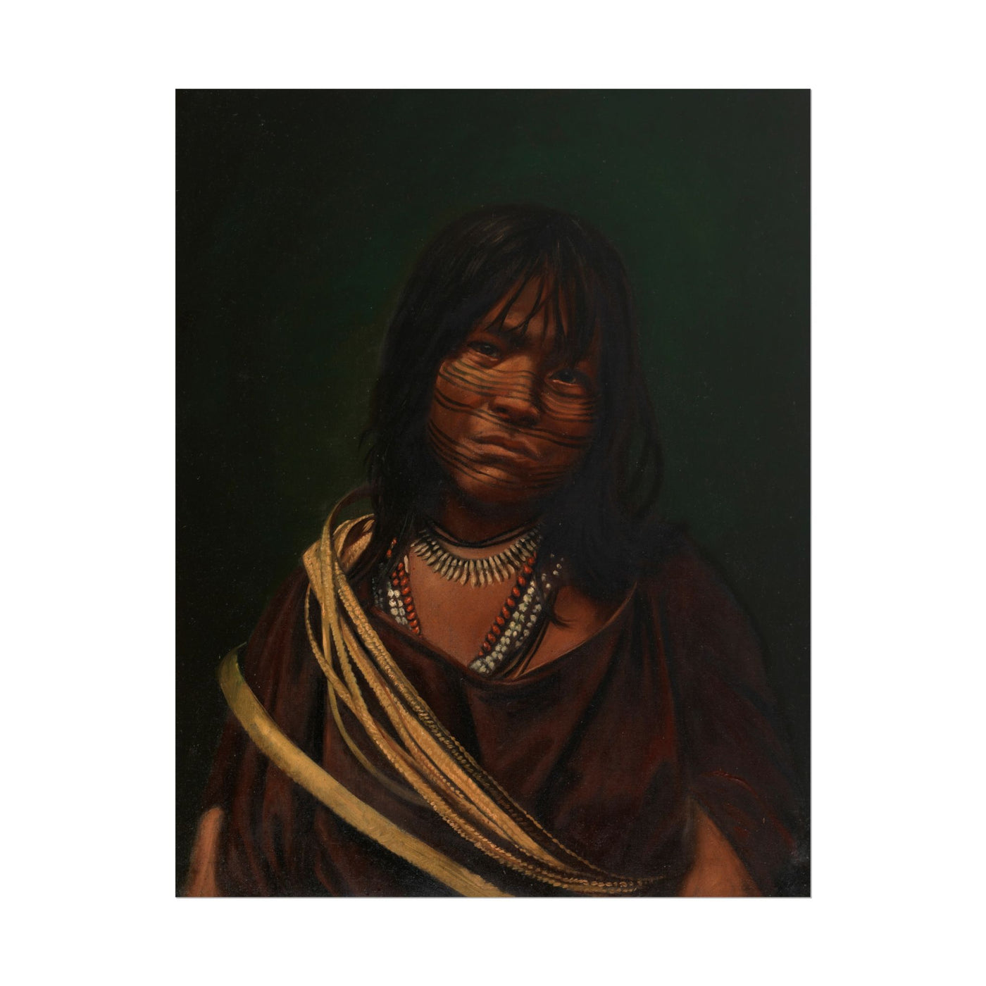 Campa Indian Portrait 11″×14″