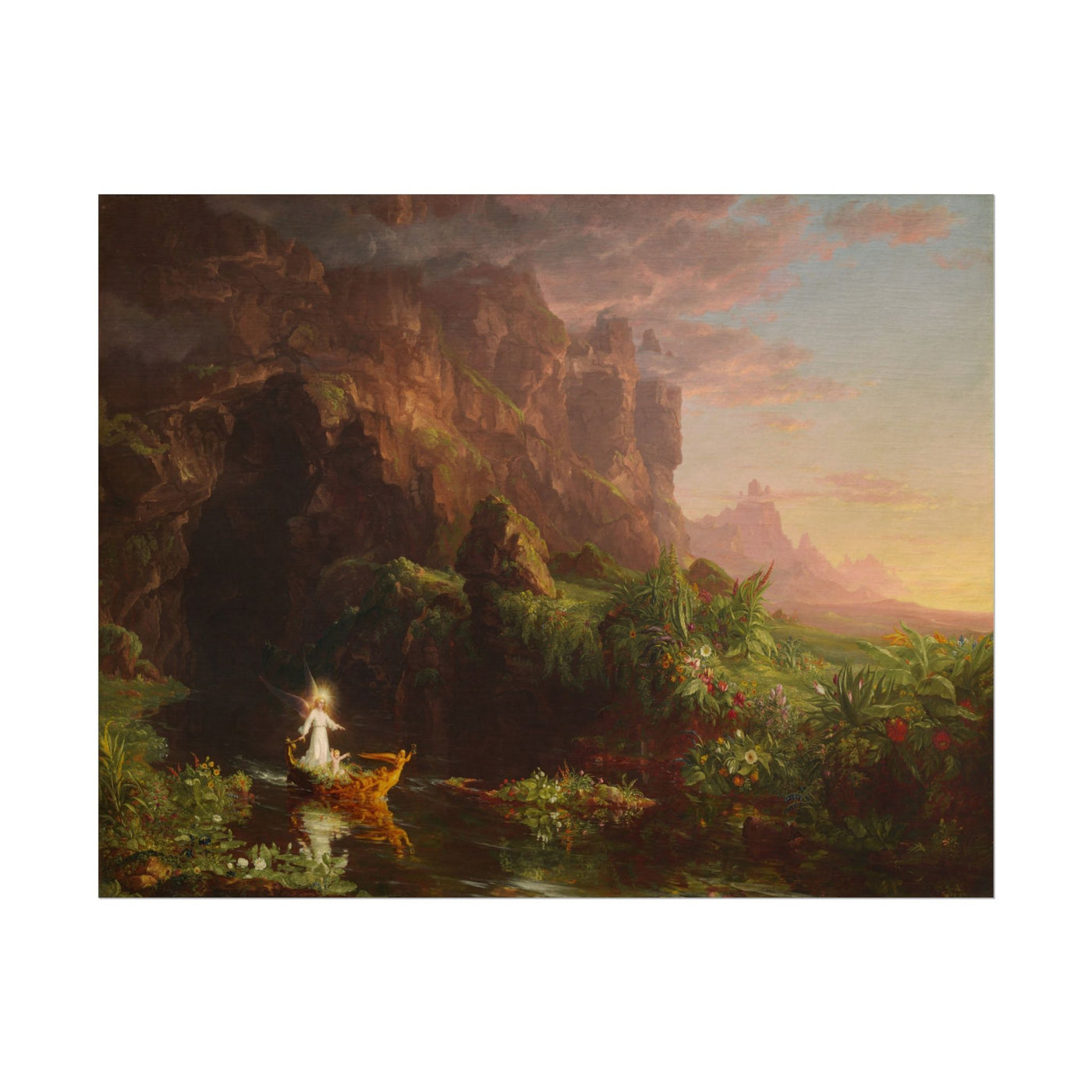 The Voyage of Life: Childhood 14″×11″