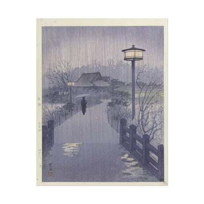 Serene Evening Rain Print