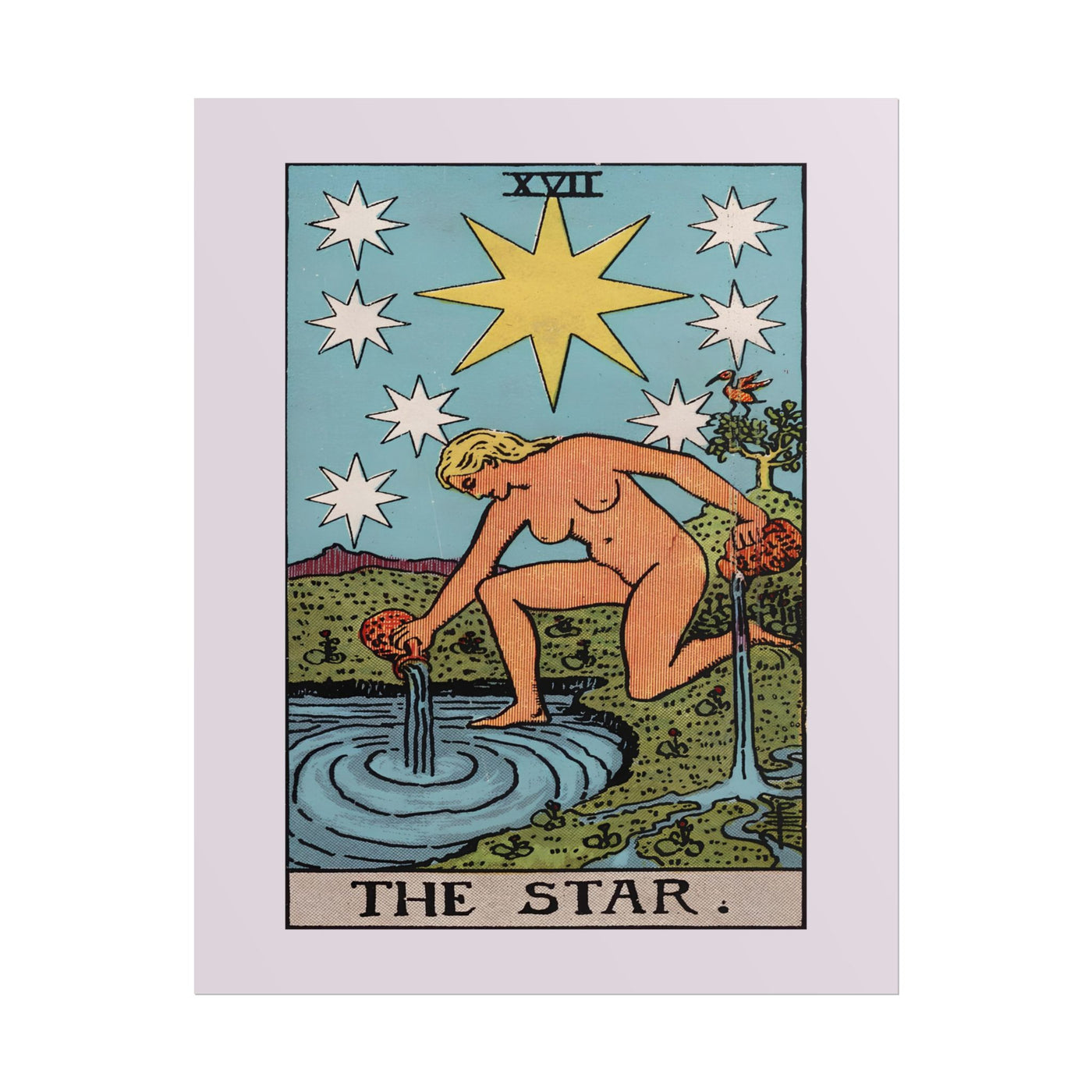 The Star - Tarot Card 11×14