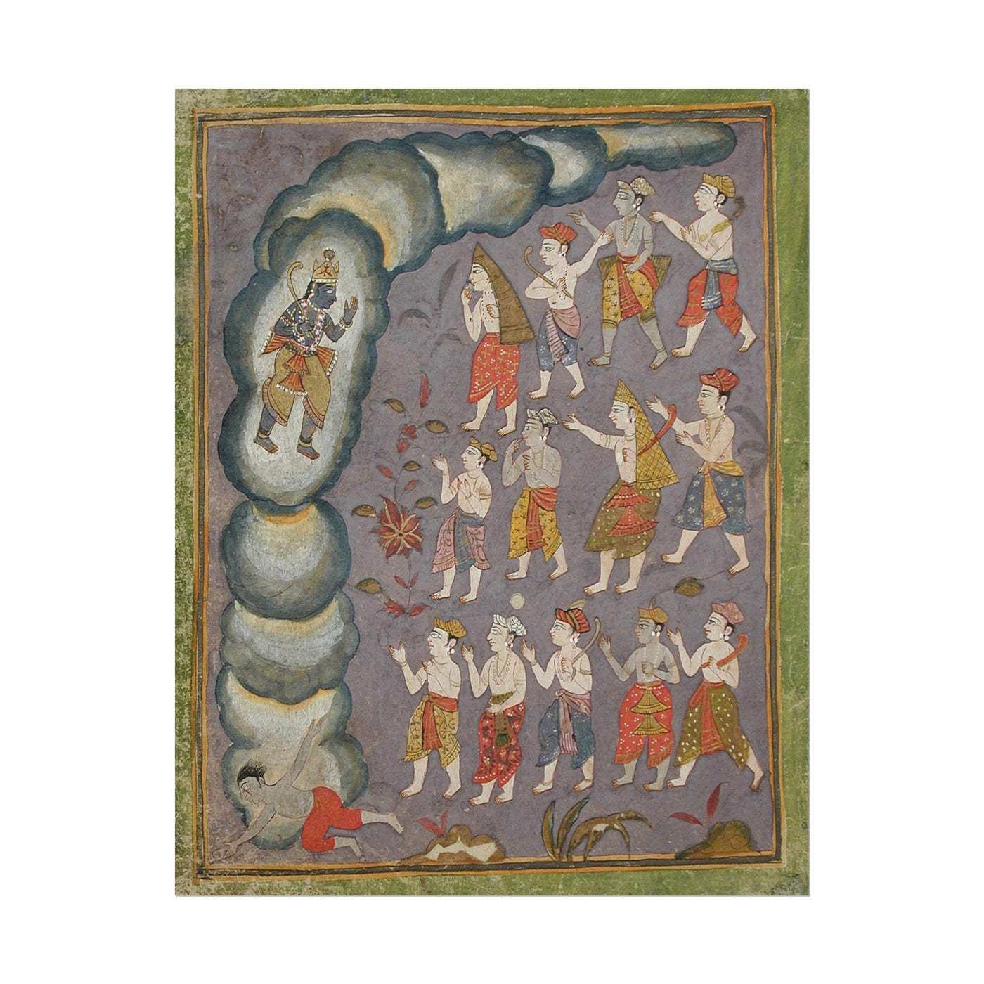 Krishna Kills The Tornado Demon Trinavarta 11″×14″