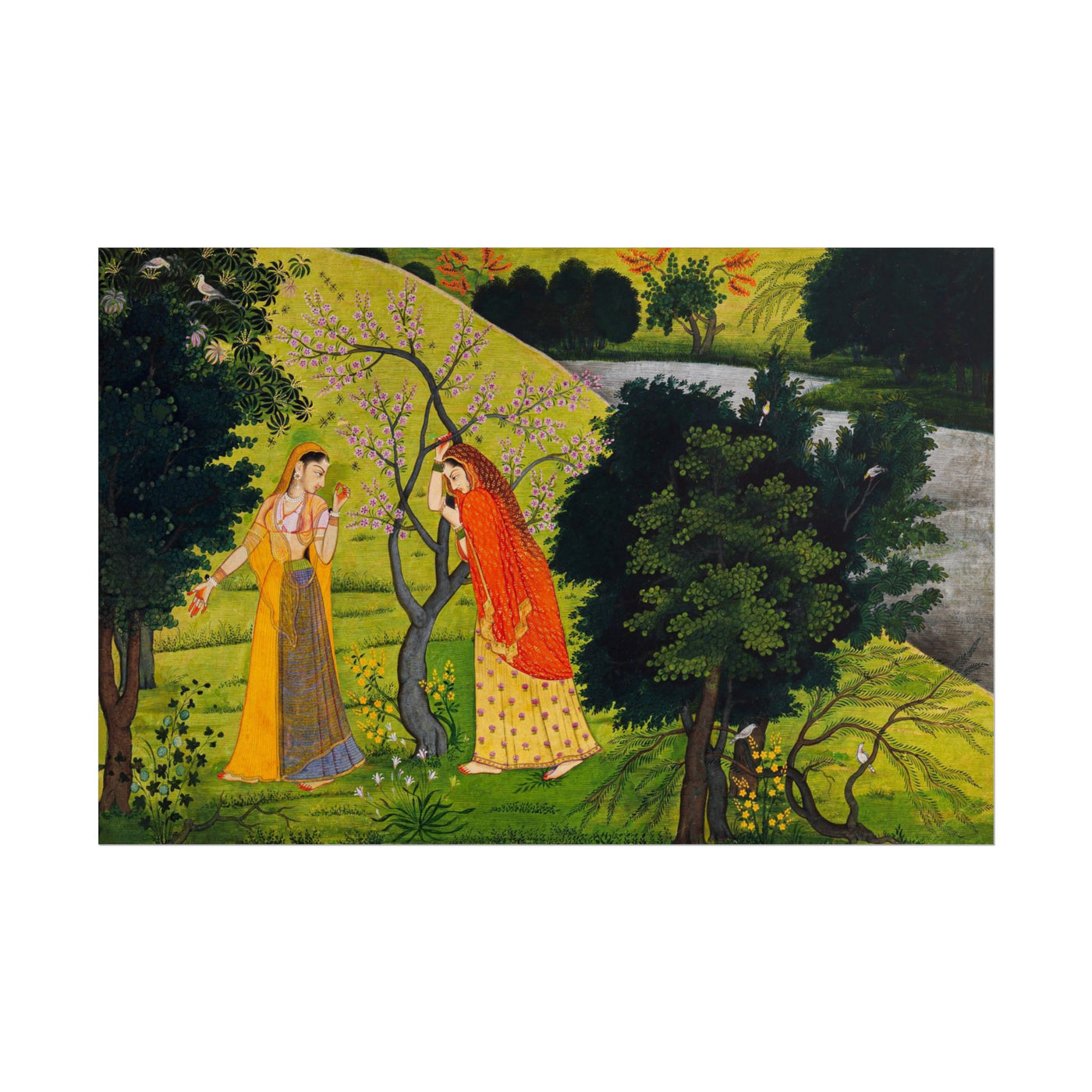 Radha and Her Confidant 18″×12″