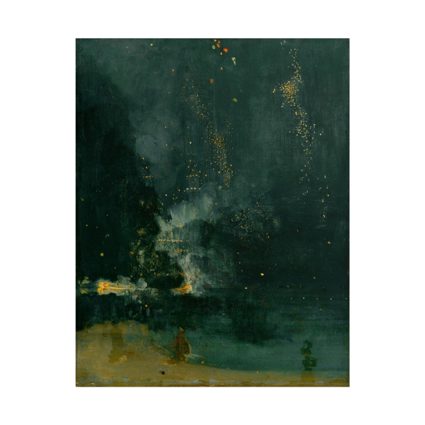 Nocturne in Black and Gold poster by James McNeill Whistler - 11x14 inch print