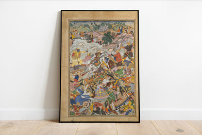 Krishna and Balarma Fighting the Enemy