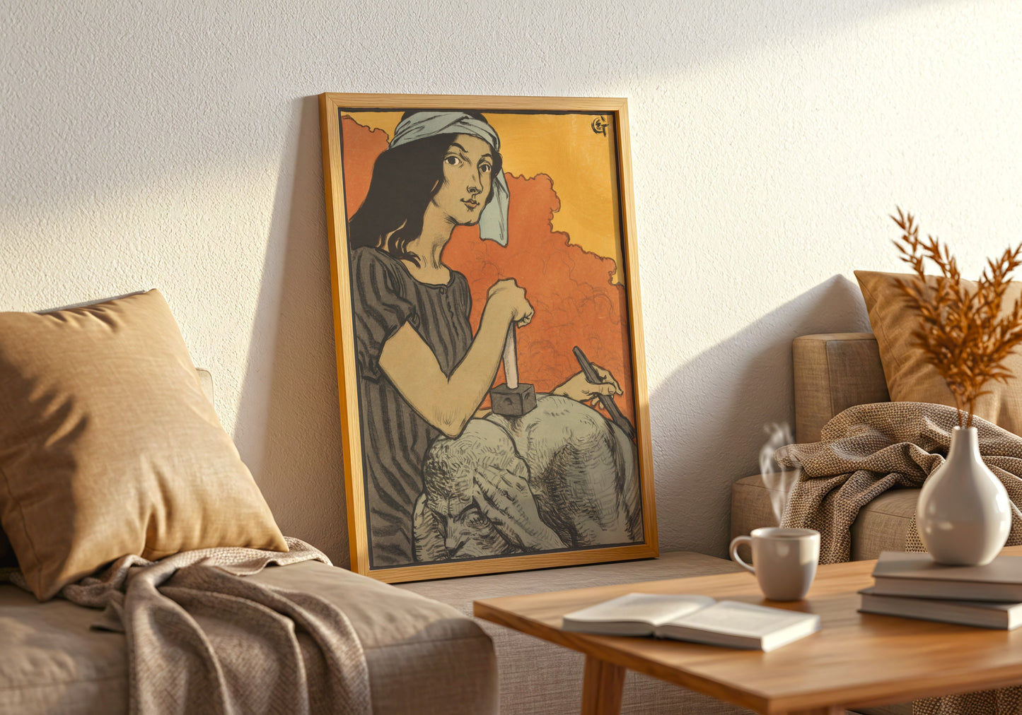 Art Nouveau Woman Portrait