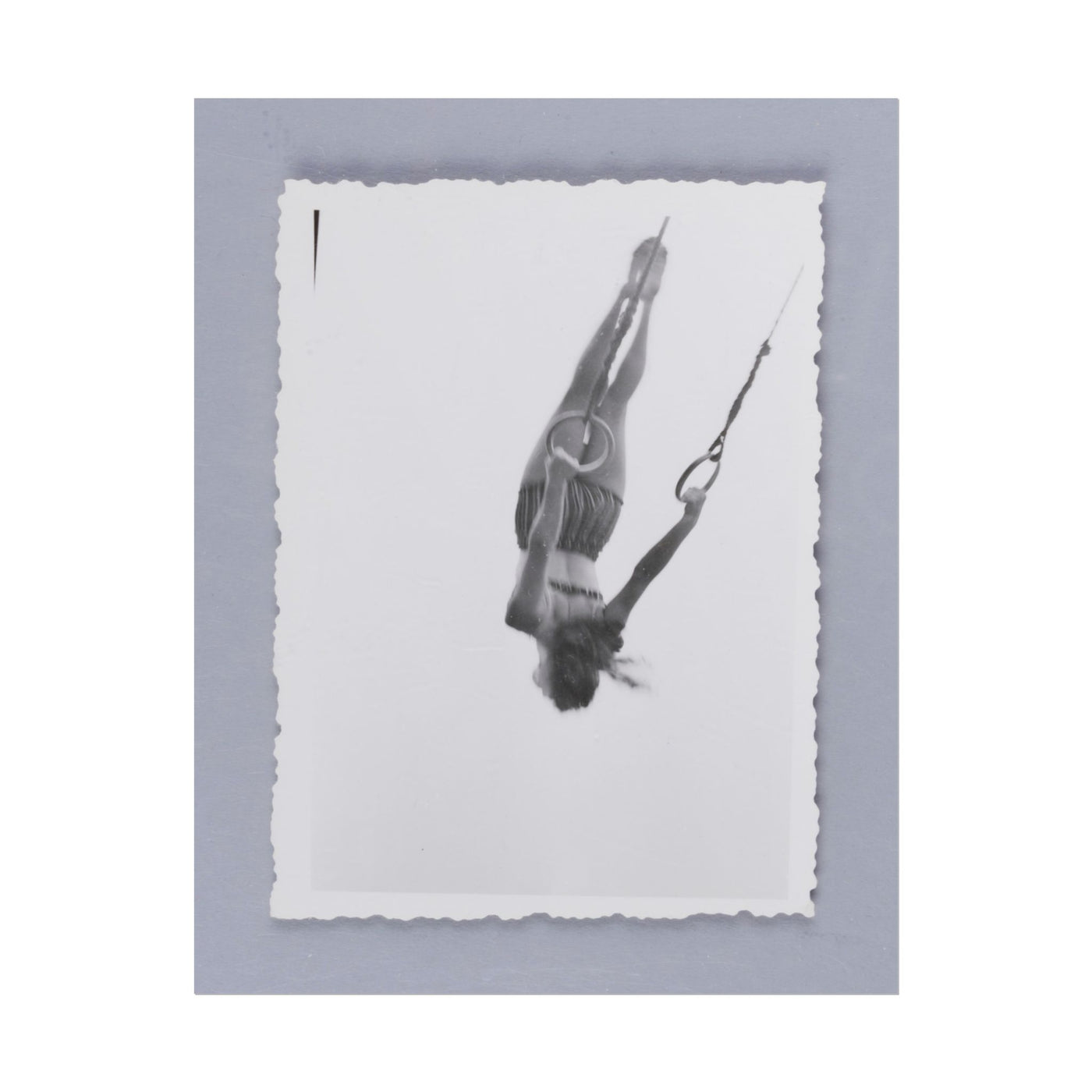 Woman Swinging on Rings 11″×14″