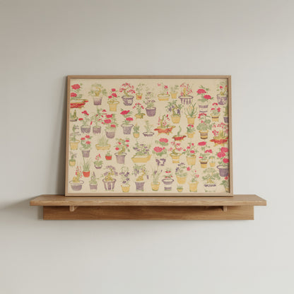 Floral Pot Pattern