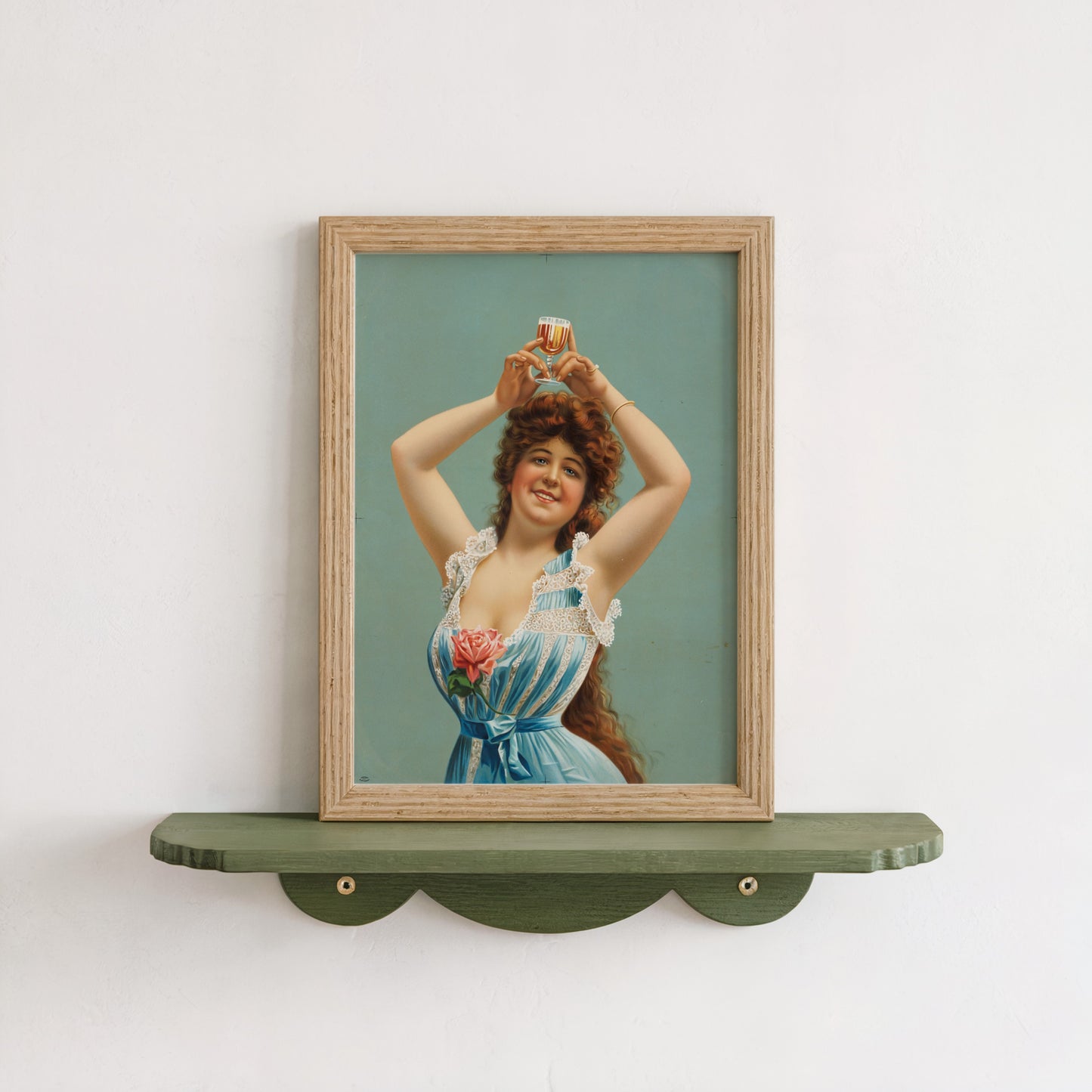 Woman Holding Beer