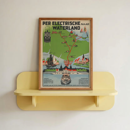 Waterland Tram Map Art
