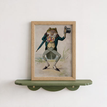 A Toad in Morning Dress
