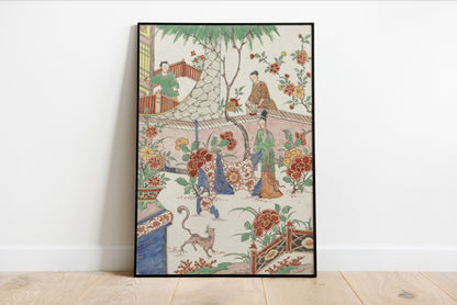 Asian Floral Art Print