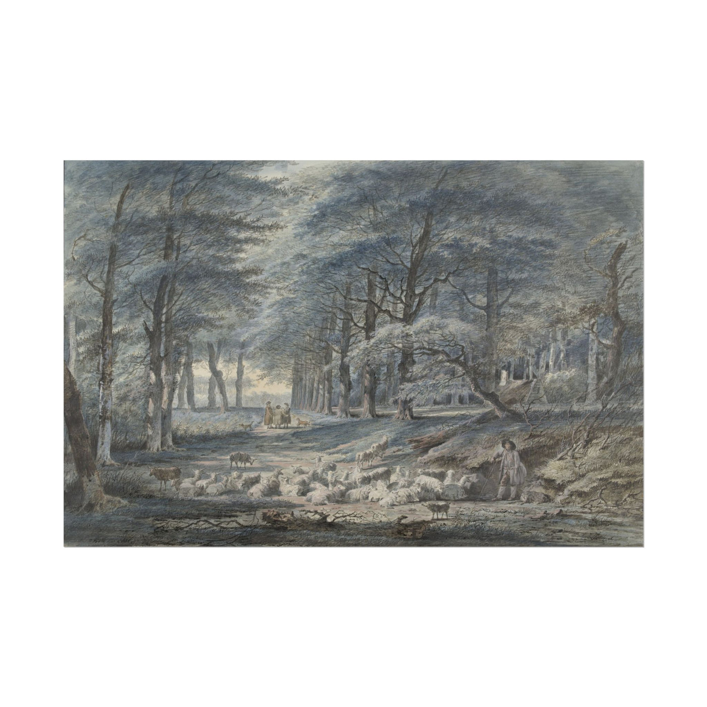 Serene Forest Landscape 18″×12″
