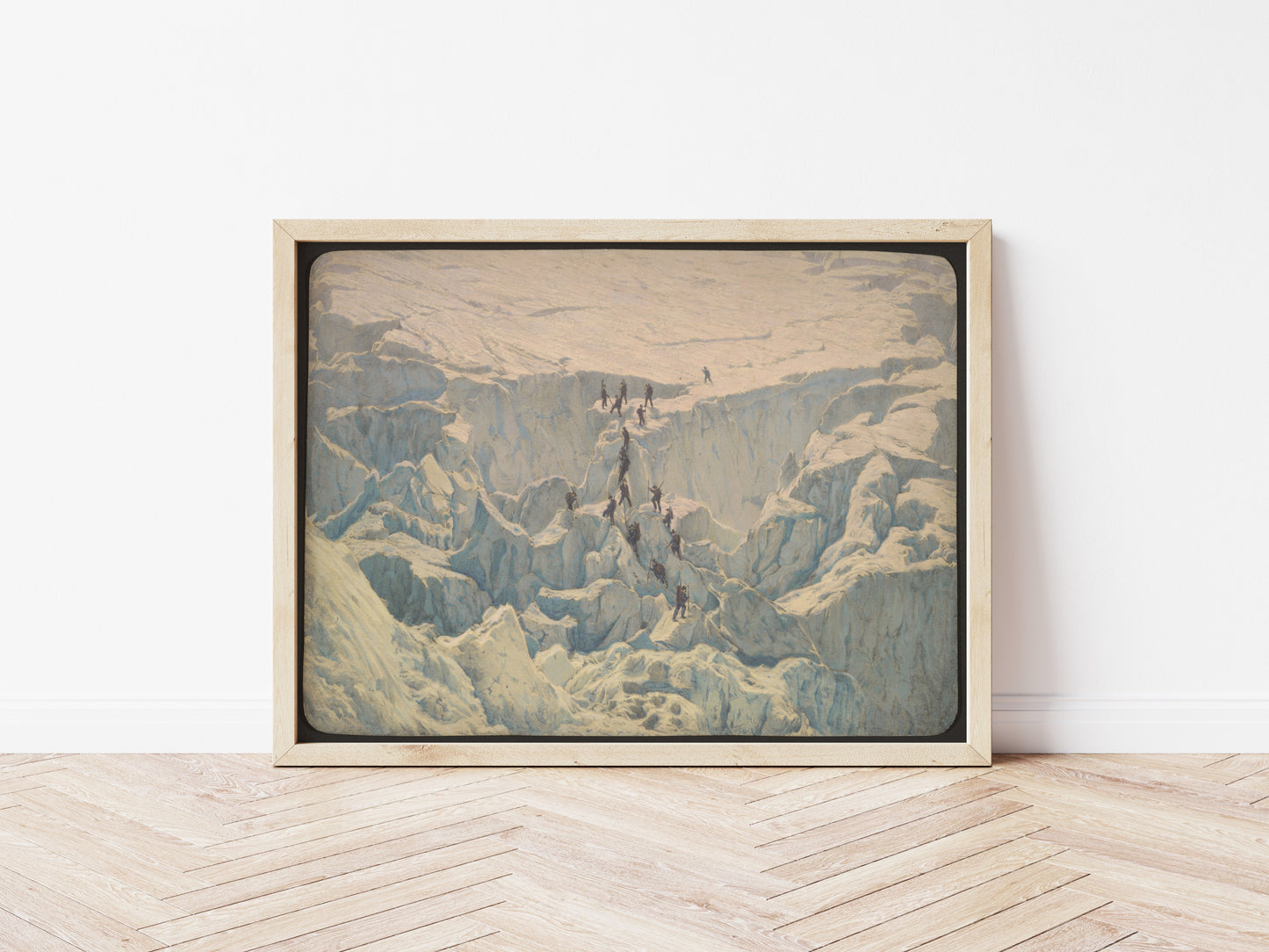 Majestic Glacier Expedition Art Print