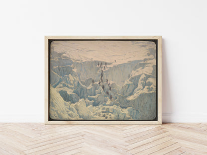 Majestic Glacier Expedition Art Print