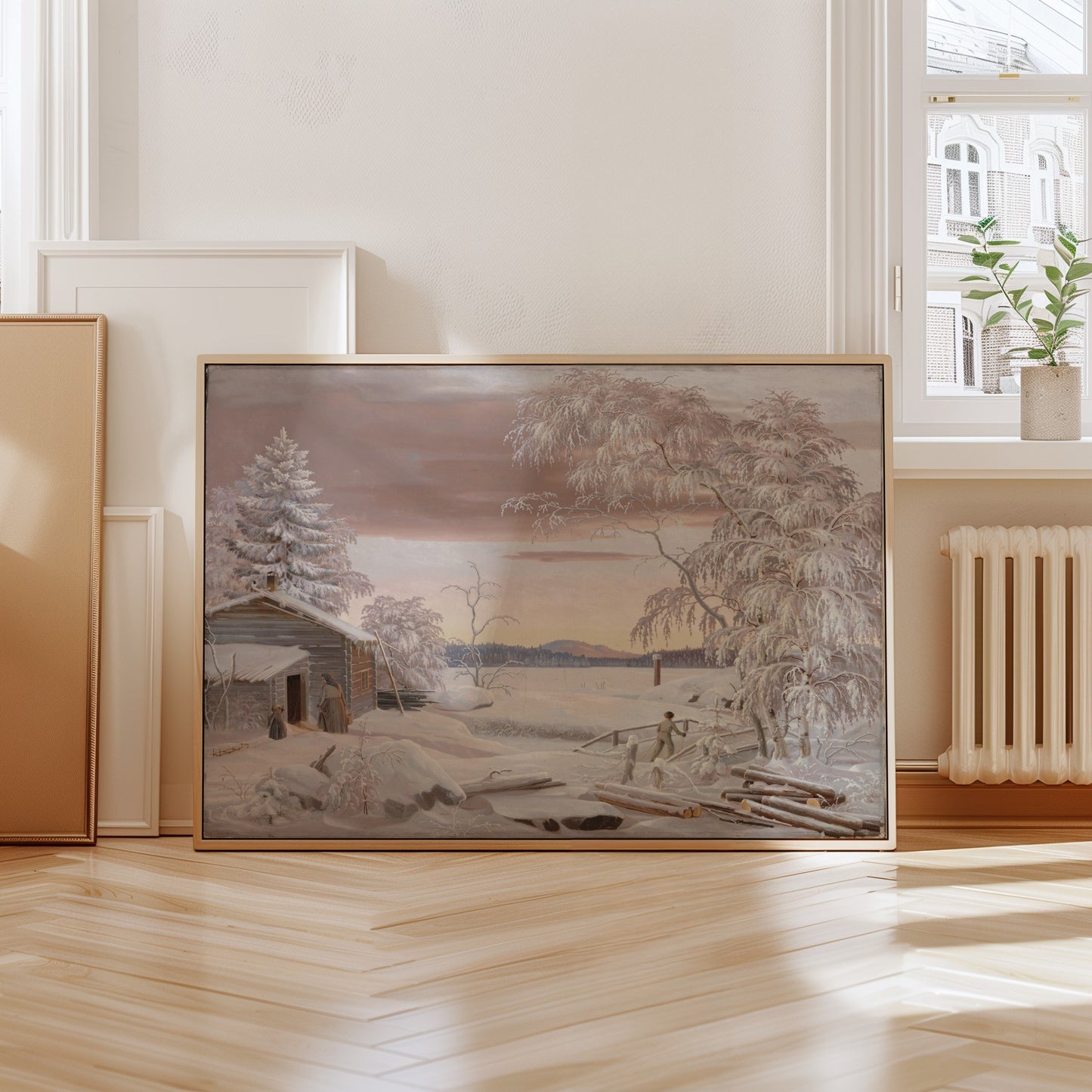 Winter Sunset in Savo Province