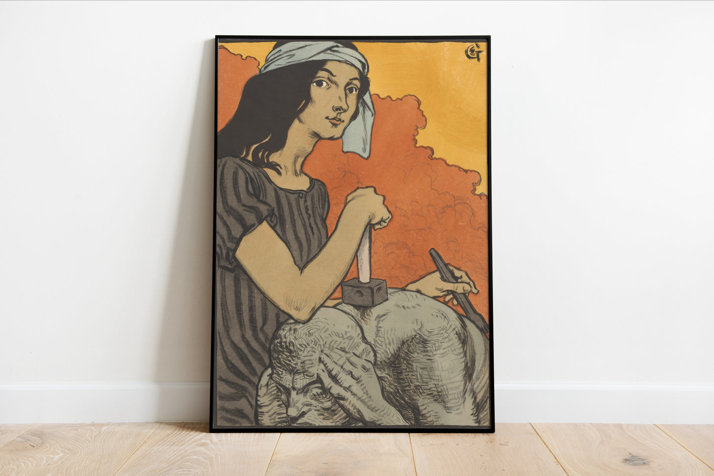 Art Nouveau Woman Portrait