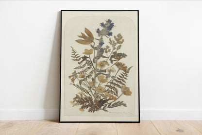 Pressed Flower Art Print