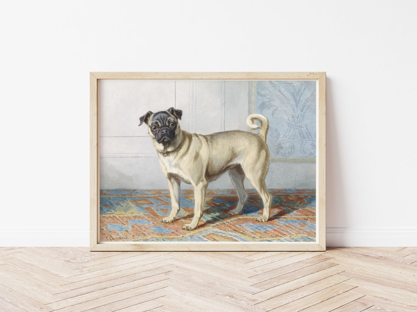 Portrait of Edwin Vom Rath's Pug