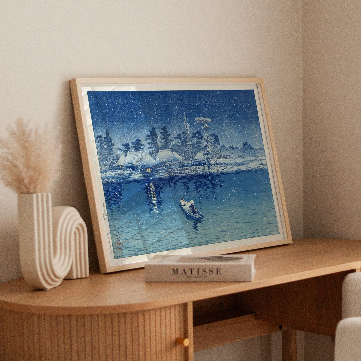 Serene Winter Scene Art Print