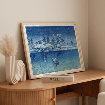 Serene Winter Scene Art Print