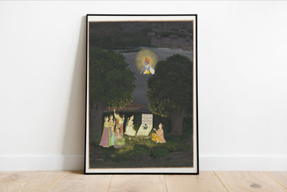 Divine Krishna Art Print
