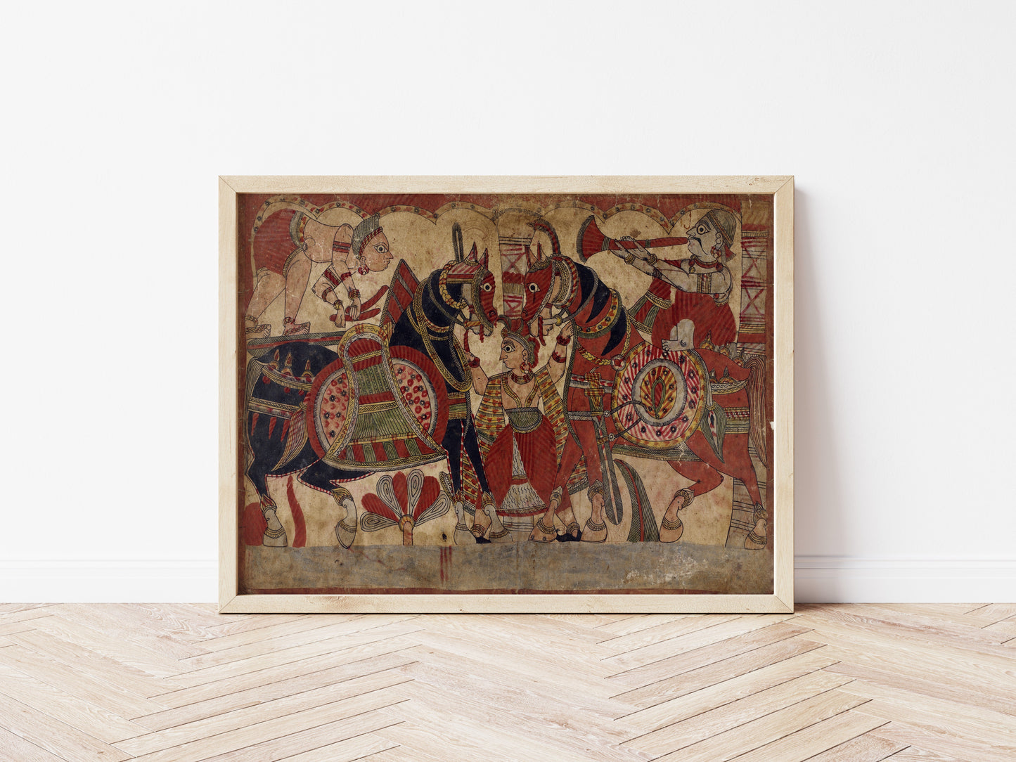 Drummer and Horn Player, Marriage of Abhimanyu and Vatsala