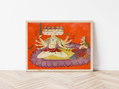 Sadashiva Worshipped