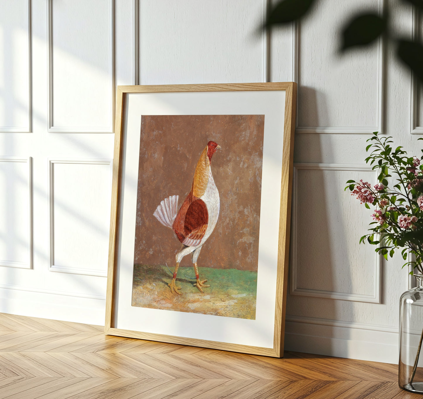 Breasted Fighting Cock