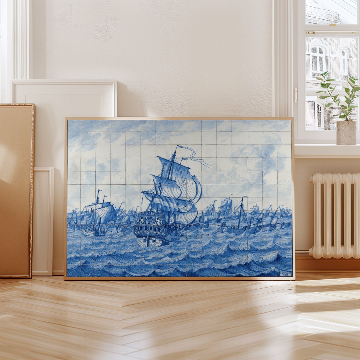 Warship Rotterdam Tile Panel