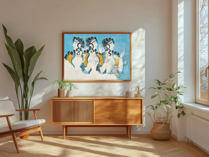 Ladies in Blue Fresco