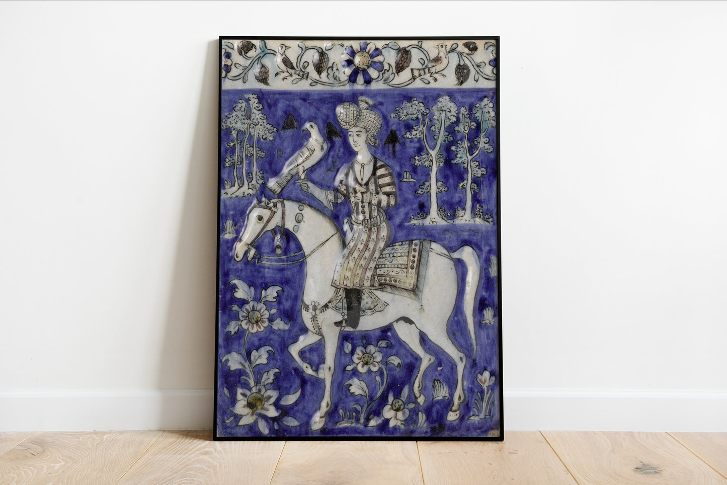 Majestic Horseman Tile Art Print