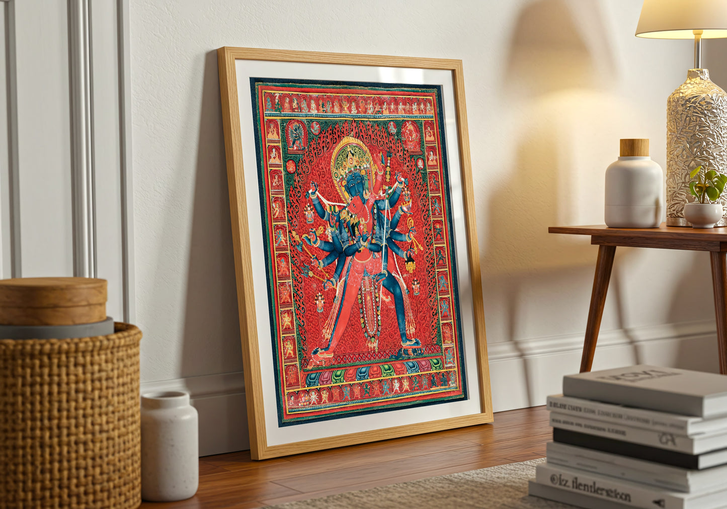 Chakrasamvara and Vajravarahi Thangka