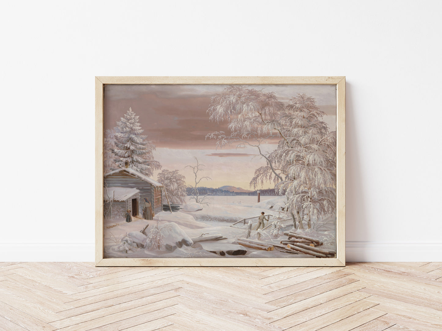 Winter Sunset in Savo Province