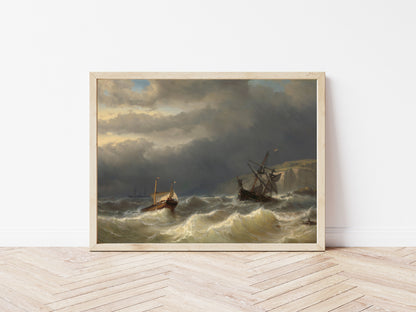 Vintage Marine Seascape