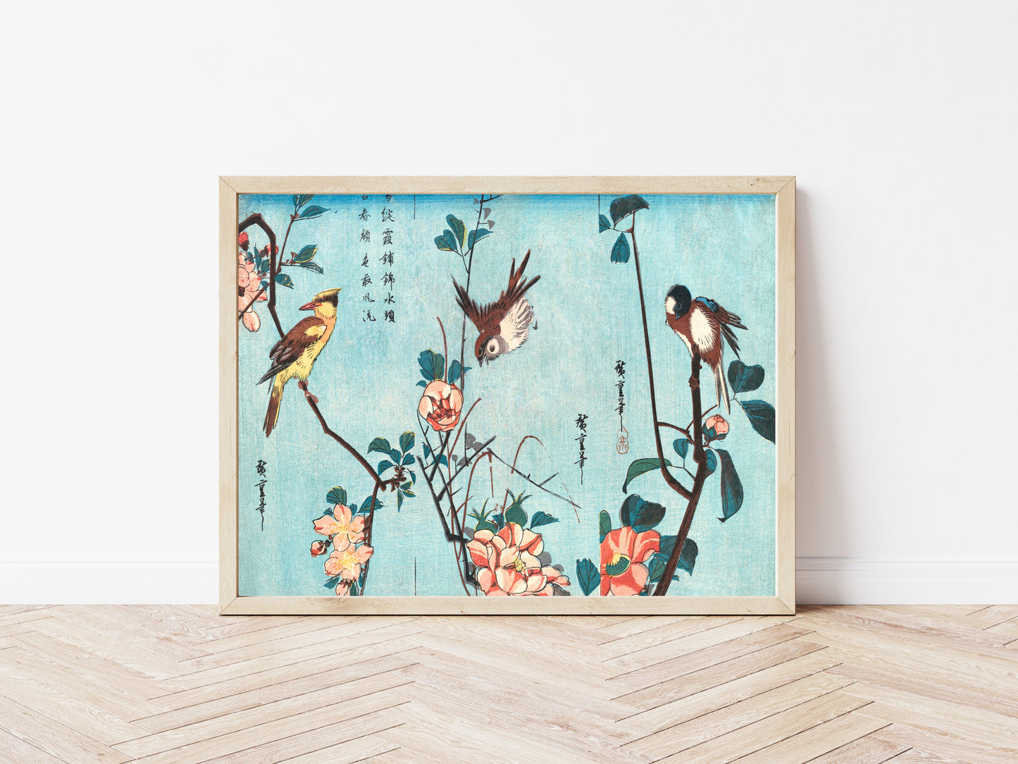 Japanese Birds and Flowers
