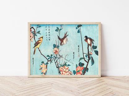 Japanese Birds and Flowers