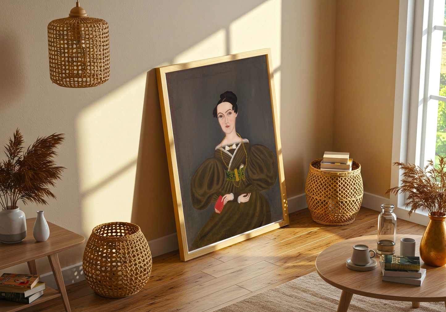 Woman with Butterfly Tie